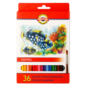 Koh-I-Noor Kredki Akwarelowe 3719/K 36 Kolorów