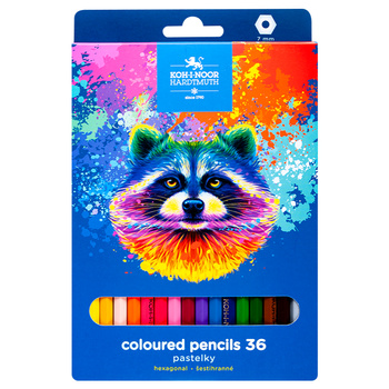 Koh-i-noor Kredki 3555 36 Kolorów Szop - Seria Niebieska