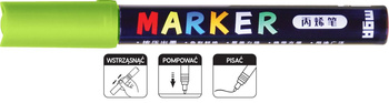 M&G Marker Akrylowy 2mm Zielony Żółtawy S503