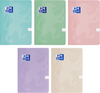 OXFORD ZESZYT A5 16K LINIA PODWÓJNA TOUCH PASTEL
