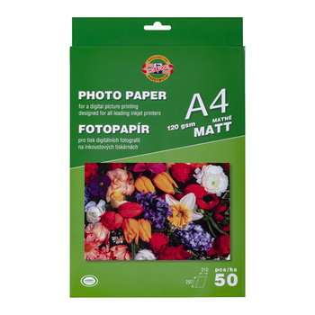 Koh-I-Noor Papier Foto A4 50 Ark. 9757M120 Matt 120 G