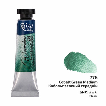 Rosa Gallery Farba  Akwarelowa  Cobalt Green Medium 776 10 Ml Tuba