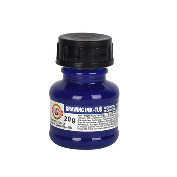 Koh-i-noor Tusz Kreślarski 1417007 Niebieski 20 G.