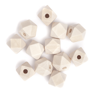 Dp Craft Koraliki Drewniane Geometryczne 12 Mm 12 Szt.