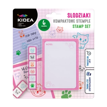 Kidea Stemple Słodziaki 6 Szt. + Notes