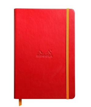 Rhodia Notes A5 90g 96k Twarda Oprawa Linia Czerwony