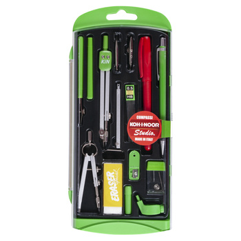 Koh-I-Noor Zestaw z Cyrklem 16 Elementów HD8216