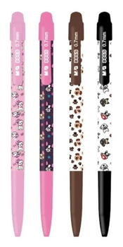 M&G Długopis Automatyczny 0,7mm Niebieski Dogs