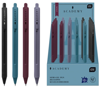 Interdruk Długopis Automatyczny Niebieski Stripe Academy