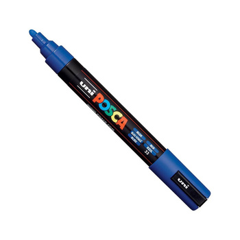 Uni Posca Marker Pc-5m Blue 1,8-2,5 Mm