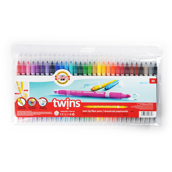 Koh-i-noor Flamastry Dwustronne 7710/23cj 30 Kolorów