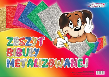 Aliga Bibuła Metalizowana Zeszyt 6 Kol.