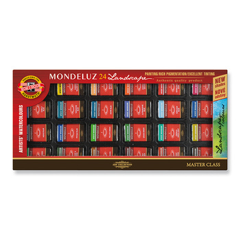 Koh-i-noor Farby Akwarelowe Mondeluz 01636/1 8 G. 24 Kol. Krajobraz