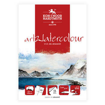 Koh-i-noor Blok Akwarelowy Art Watercolour A5 12 Ark. 300 G.