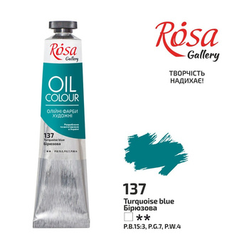 Rosa Gallery Farba Olejna Turquoise Blue 137 45 Ml