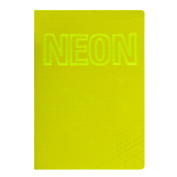 Koh-I-Noor Zeszyt Neon PP A4 42 Kartki 80g Kratka