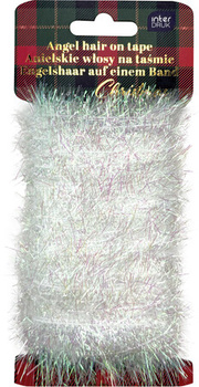 Interdruk Anielskie Włosy Na Taśmie Białe 20m Christmas