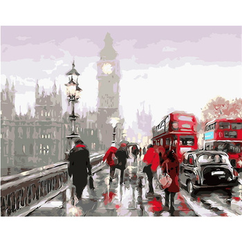 Malowanie Po Numerach Podobrazie 40x50 Cm Niki4 Londyn
