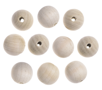Dp Craft Koraliki Kulki Drewniane 25 Mm 10 Szt.