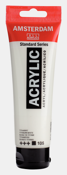 Talens Farba Akrylowa Amsterdam Standard 120ml 105 Titanium White 17091052