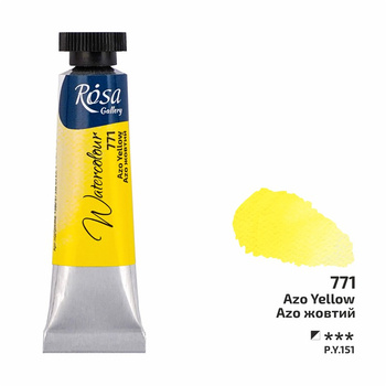 Rosa Gallery Farba  Akwarelowa  Azo Yellow 771 10 Ml Tuba