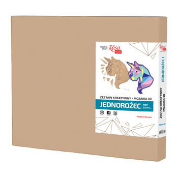 Rosa Talent Zestaw Kreatywny Obraz 3d Mozaika Jednorożec 1, Mdf 35x44 Cm