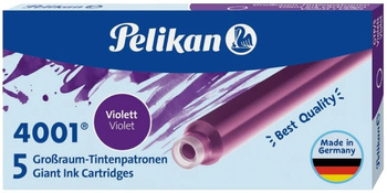 Pelikan Naboje Długie 5 Szt. Fioletowe