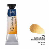 Rosa Gallery Farba  Akwarelowa  Golden Ochre 772 10 Ml Tuba