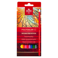 Koh-i-noor Kredki Polycolor 3822/73 12 Kol. Opakowanie Kartonowe