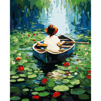 Malowanie Po Numerach Podobrazie 40x50 Cm Niki4 Łódka