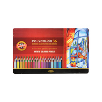 Koh-i-noor Kredki Polycolor 3825 36 Kol. Op. Metalowe