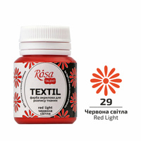 Rosa Talent Farba Do Tkanin Red Light 29 20 Ml