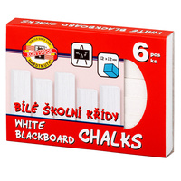 Koh-i-noor Kreda Biała Szkolna 111504 Do Tablic 6 Szt.