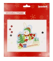Incood Mozaika Z Pianki Świąteczna - Bałwan