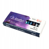 Rosa Gallery Farby Akwarelowe w Tubach Granulation 12 Kol. 10 ml