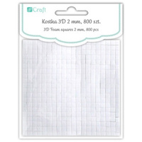 Dp Craft Taśma Piankowa Kostka 3d 5x5x2 Mm 800 Szt.