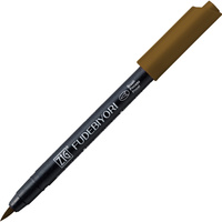 Kuretake Pisak Fudebiyori Mid Brown Zig
