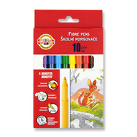 Koh-i-noor Flamastry 7710/2aj 10 Kolorów W Kartoniku