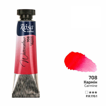 Rosa Gallery Farba  Akwarelowa  Carmine 708 10 Ml Tuba
