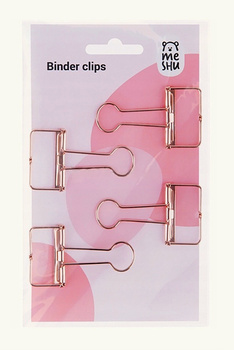 Meshu Klipy Do Papieru 4szt 32mm Rose Gold