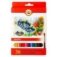 Koh-i-noor Kredki Akwarelowe 3719/K 36 Kolorów