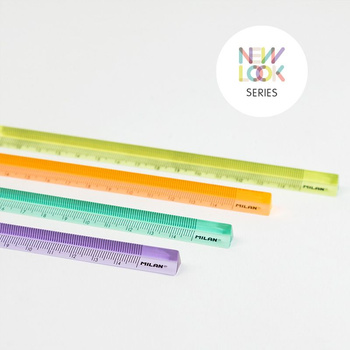 Milan Linijka Trójkątna 15 Cm New Look Pastel