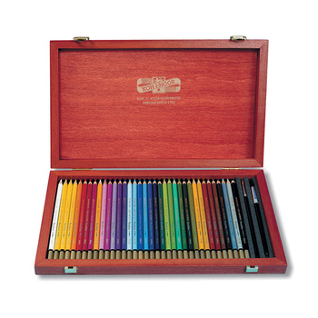 Koh-i-noor Kredki Mondeluz 3795 36 Kolorów Kaseta Drewniana