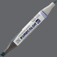 Kuretake Marker Kurecolor Twin Dark Steel Gray 829