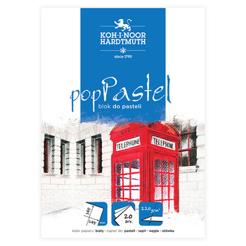 Koh-i-noor Blok Do Pasteli Poppastel 245x345 20 Ark. 220 G. Biały