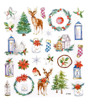 Dp Craft Naklejki Święta 28szt.