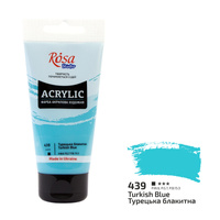 Rosa Studio Farba Akrylowa Turkish Blue 439 75 Ml