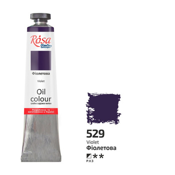 Rosa Studio Farba Olejna Violet 529 45 Ml