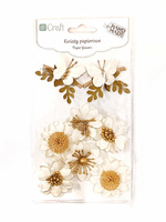 Dp Craft Papierowe Kwiaty I Motyle 8 Szt.