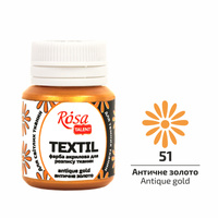 Rosa Talent Farba Do Tkanin Antique Gold 51 20 Ml